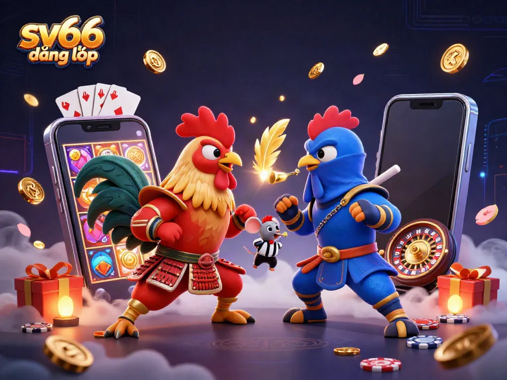 Engage with exciting gameplay at sv66 đăng nhập featuring dynamic roosters in a thrilling duel.