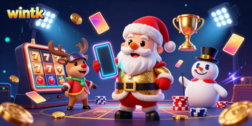 Experience the thrill of winning with Wintk at a vibrant casino scene.